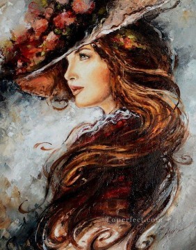 Pretty Woman 02 Impressionist Oil Paintings